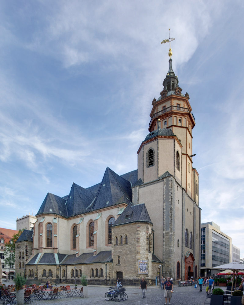 Large church in Leipzig, Germany