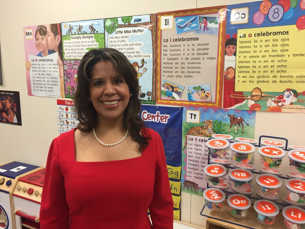 Patricia Cantu leads the second language department in Alief ISD, southwest of Houston. She's passionate about her job and relates to the students, since she had to learn English in school as a first generation American.