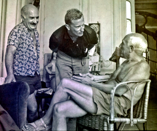 Fred Baldwin With Pablo Picasso