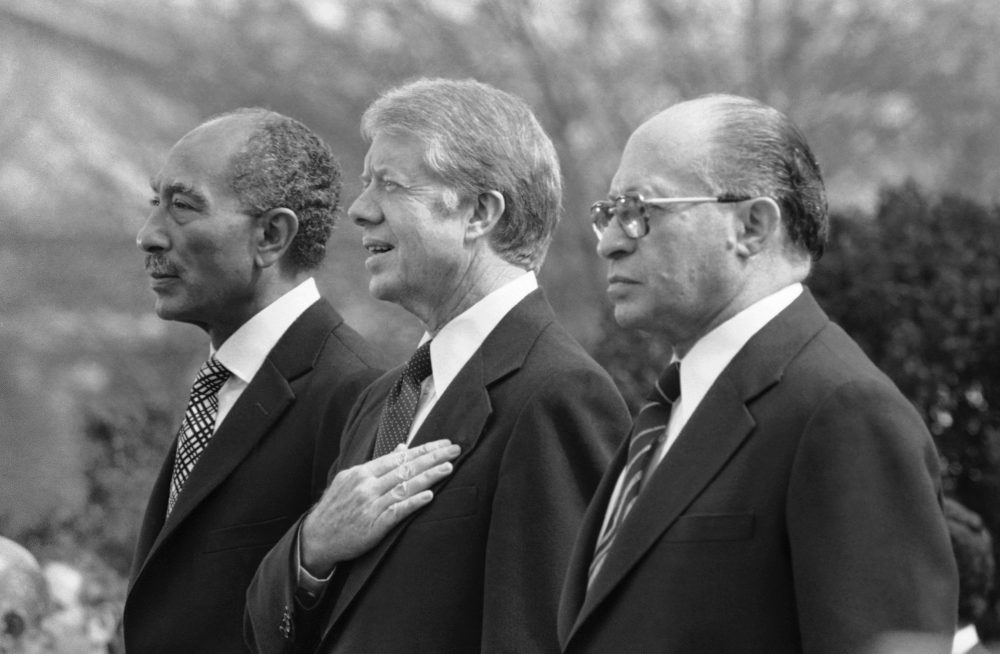 Jimmy Carter, Anwar Sadat, Menachem Begin