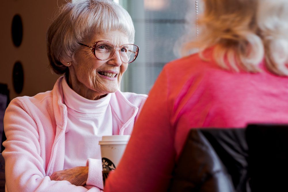 Senior Citizen Women Talking
