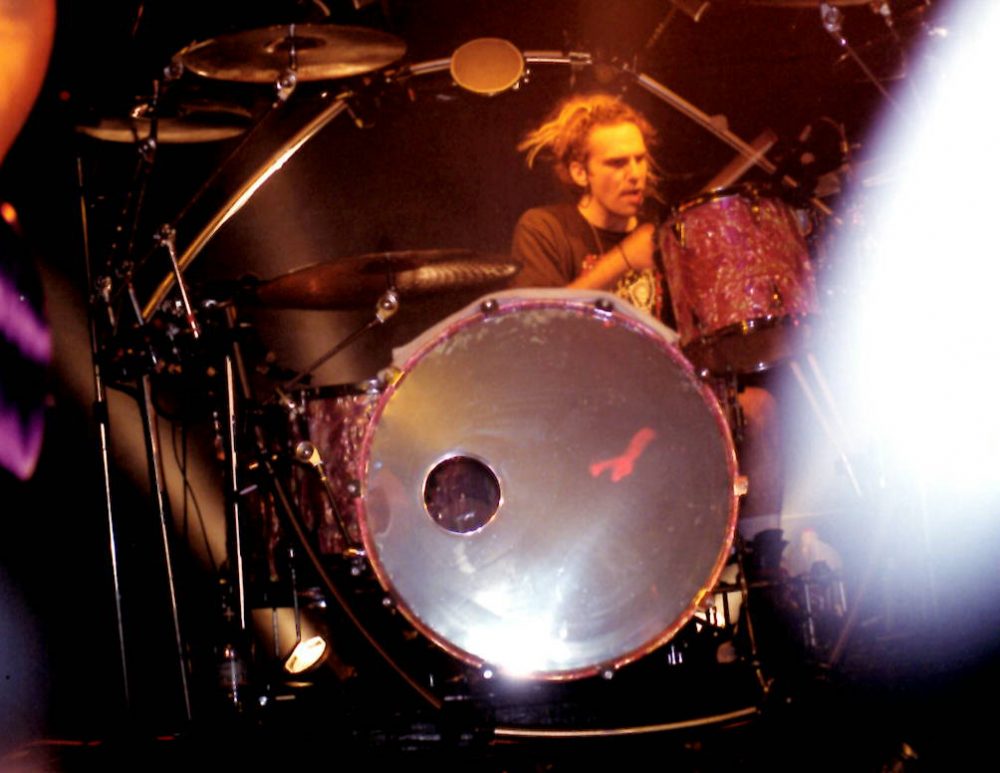 John Douglas on the Drums