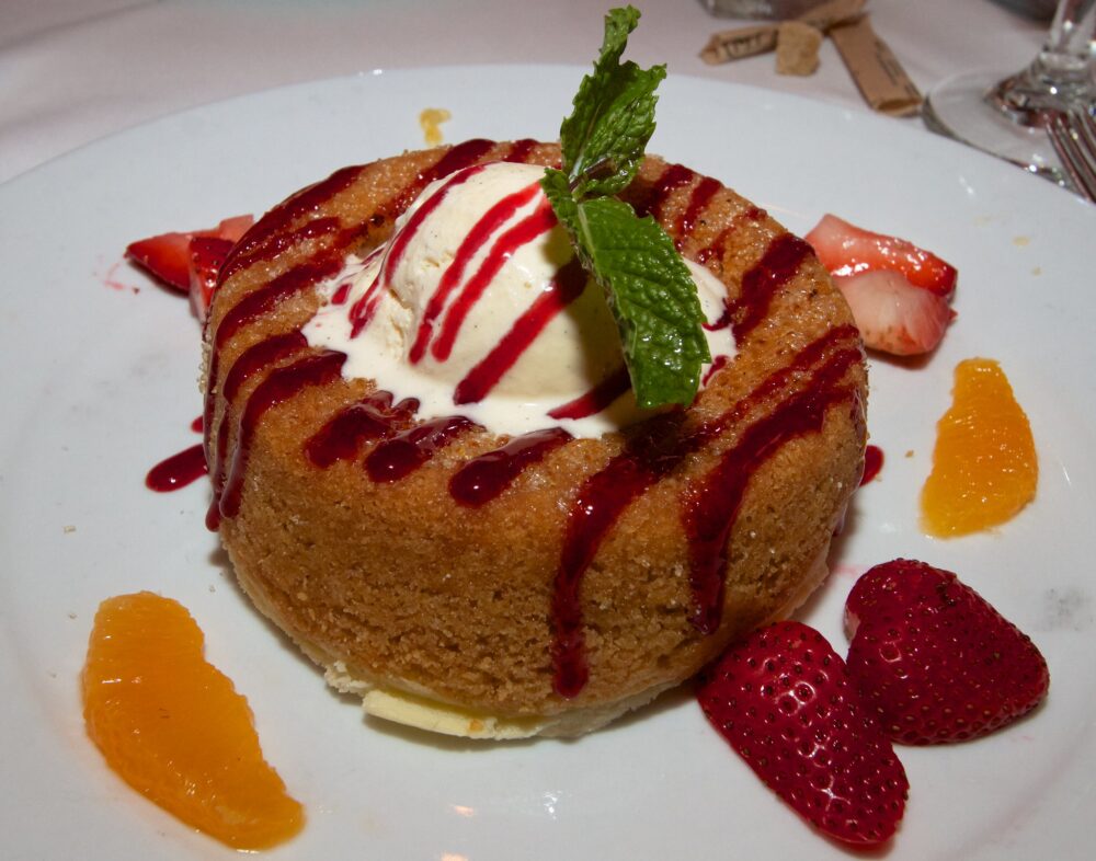 The Warm Butter Cake at Mastro's